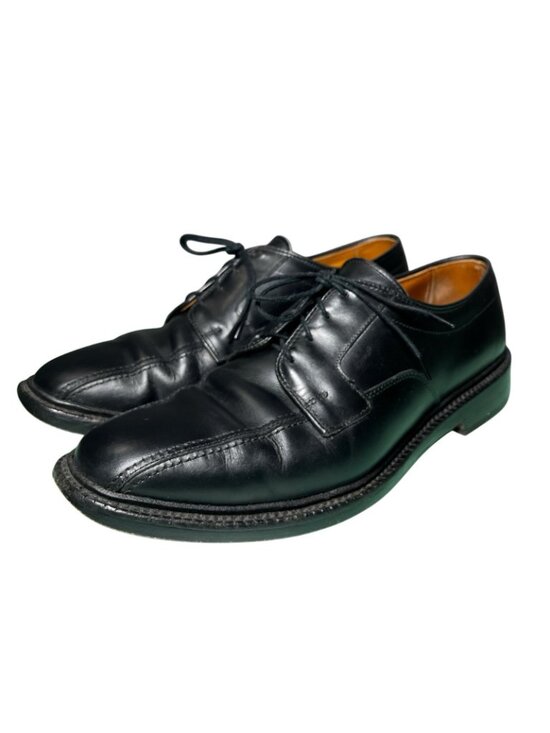 Allen Edmonds Hillcrest Split Toe Derby Black Leather Shoes Mens 8 D USA main image 10